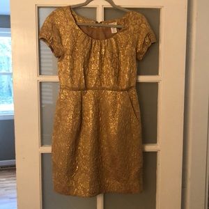 Gold dress
